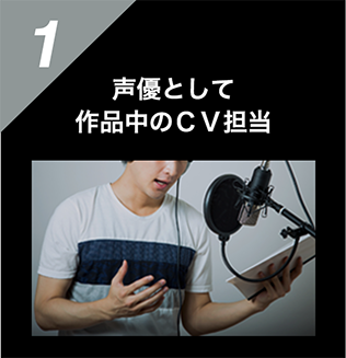 特典1 声優として作中のCV担当